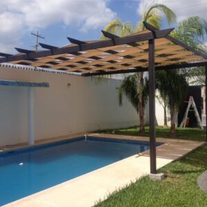 Malla sombra para alberca